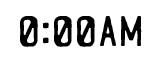 0:00AM